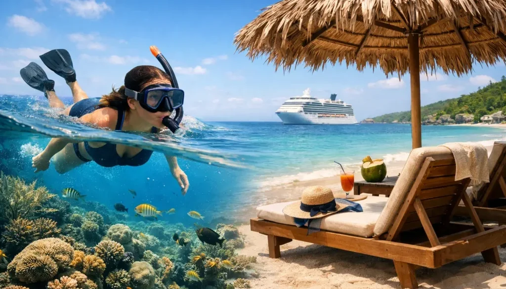 Snorkeling or Beach Break for Your Roatan Cruise Day?