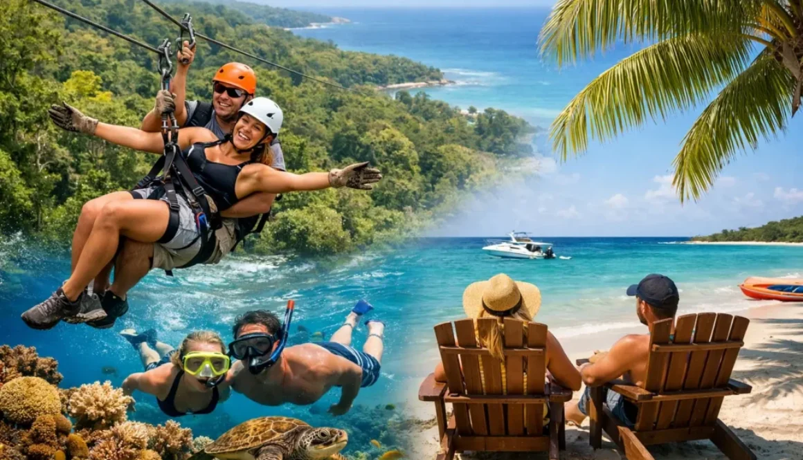 Adventure Combo Tour Example for a Roatan Day