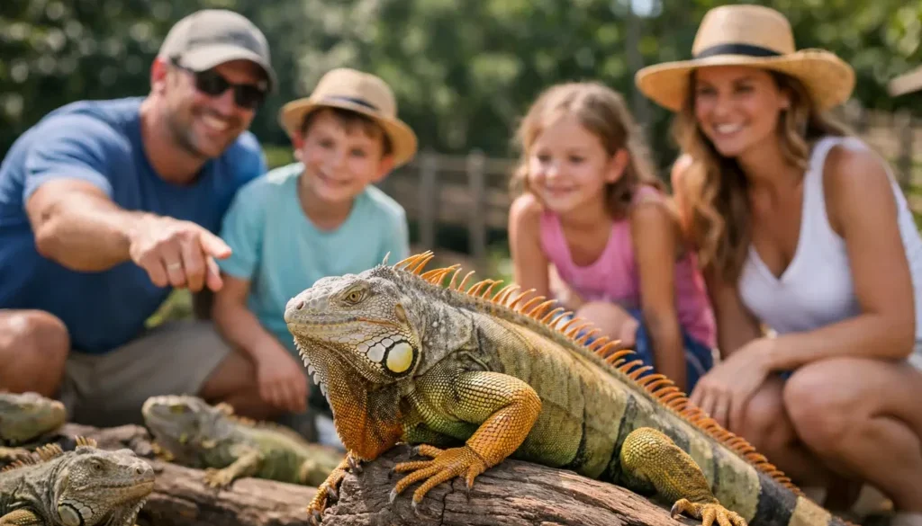 Iguana Farm Tour for a Fun Roatan Family Day