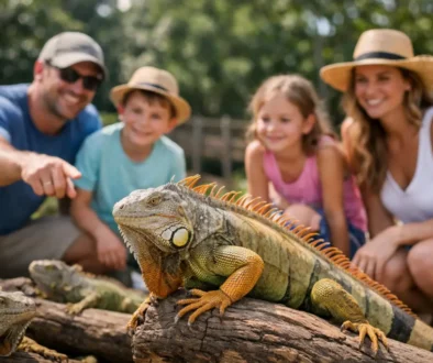Iguana Farm Tour for a Fun Roatan Family Day