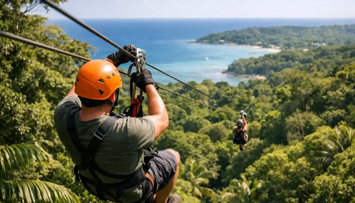Jungle Top Zipline Adventure Tour in Roatan