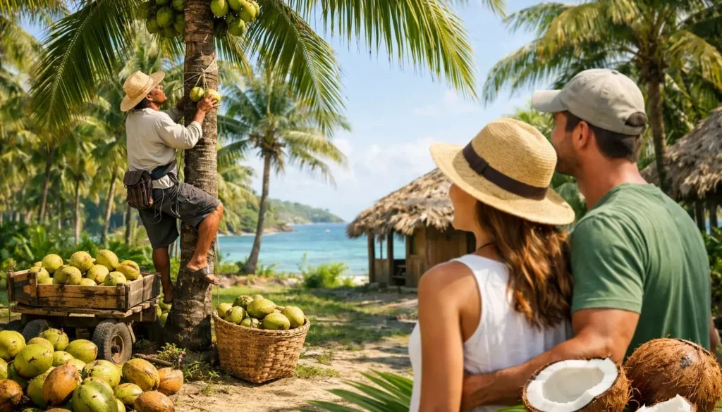 What a Coconut Farm Tour in Roatan Is Like